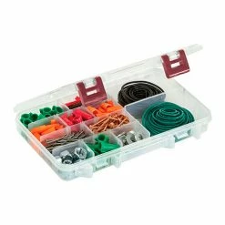 Plano Molding Plano ProLatch™ StowAway® 5-20 Adjustable Compartment Box,11"L x 7-1/4"W x 1-3/4"H, Clear - Pkg Qty 6