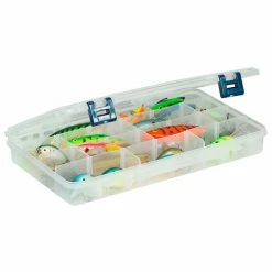 Plano Molding Plano ProLatch™ StowAway® 4-24 Adjustable Compartment Box, 14"W x 9"D x 1-7/8"H, Clear - Pkg Qty 4