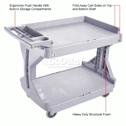 Akro-Mils® 30936 Two-In-One Plastic ProCart™ -Containers & Organizers Sales Store 330439GY 1wco