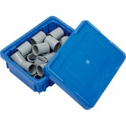 Global Industrial™ Plastic Dividable Grid Container DG91035,10-7/8"L x 8-1/4"W x 3-1/2"H, Blue - Pkg Qty 20 -Containers & Organizers Sales Store 334100BL 07