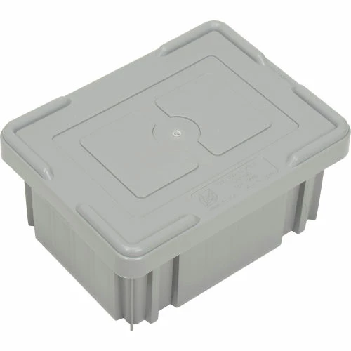 Global Industrial Plastic Dividable Grid Container - DG91050,10-7/8"L x 8-1/4"W x 5"H, Gray - Pkg Qty 20 8 Global Industrial Plastic Dividable Grid Container - DG91050,10-7/8"L x 8-1/4"W x 5"H, Gray - Pkg Qty 20 - Image 8