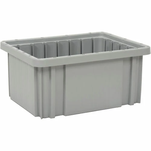 Global Industrial Plastic Dividable Grid Container - DG91050,10-7/8"L x 8-1/4"W x 5"H, Gray - Pkg Qty 20 10 Global Industrial Plastic Dividable Grid Container - DG91050,10-7/8"L x 8-1/4"W x 5"H, Gray - Pkg Qty 20 - Image 10