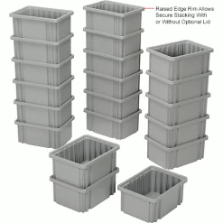 Global Industrial Plastic Dividable Grid Container - DG91050,10-7/8"L x 8-1/4"W x 5"H, Gray - Pkg Qty 20 31 Global Industrial Plastic Dividable Grid Container - DG91050,10-7/8"L x 8-1/4"W x 5"H, Gray - Pkg Qty 20 -Containers & Organizers Sales Store 334101GY 2wco