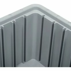 Global Industrial™ Plastic Dividable Grid Container - DG92060,16-1/2"L x 10-7/8"W x 6"H, Gray - Pkg Qty 8 -Containers & Organizers Sales Store 334103GY 04