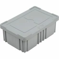 Global Industrial™ Plastic Dividable Grid Container - DG92060,16-1/2"L x 10-7/8"W x 6"H, Gray - Pkg Qty 8 -Containers & Organizers Sales Store 334103GY 06