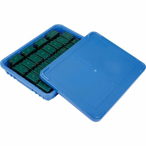 Global Industrial Plastic Dividable Grid Container - DG93030, 22-1/2"L x 17-1/2"W x 3"H, Blue - Pkg Qty 6 8 Global Industrial Plastic Dividable Grid Container - DG93030, 22-1/2"L x 17-1/2"W x 3"H, Blue - Pkg Qty 6 - Image 8