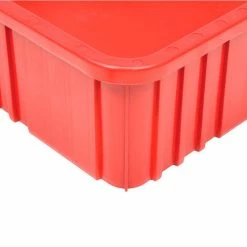 Global Industrial™ Plastic Dividable Grid Container - DG93060, 22-1/2"L x 17-1/2"W x 6"H, Red - Pkg Qty 3 -Containers & Organizers Sales Store 334106RD 10