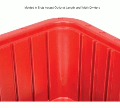 Global Industrial™ Plastic Dividable Grid Container - DG93060, 22-1/2"L x 17-1/2"W x 6"H, Red - Pkg Qty 3 -Containers & Organizers Sales Store 334106RD 4wco