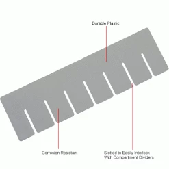Global Industrial™ Length Divider DL91035 for Plastic Dividable Grid Container DG91035, Qty 6 -Containers & Organizers Sales Store 334109 1wco
