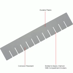 Global Industrial™ Length Divider DL92035 for Plastic Dividable Grid Container DG92035, Qty 6 -Containers & Organizers Sales Store 334111 1wco