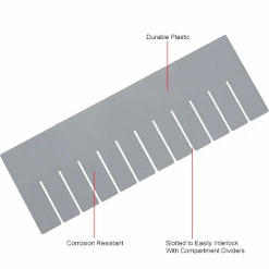 Global Industrial™ Length Divider DL92060 for Plastic Dividable Grid Container DG92060, Qty 6 -Containers & Organizers Sales Store 334112 1wco