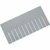 Global Industrial Length Divider DL92080 for Plastic Dividable Grid Container DG92080, Qty 6