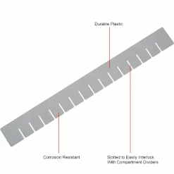 Global Industrial™ Length Divider DL93030 for Plastic Dividable Grid Container DG93030, Qty 6 -Containers & Organizers Sales Store 334114 1wco
