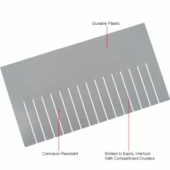 Global Industrial Length Divider DL93120 for Plastic Dividable Grid Container DG93120, Qty 6 -Containers & Organizers Sales Store 334117 1wco