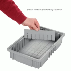 Global Industrial™ Width Divider DS92035 for Plastic Dividable Grid Container DG92035, Qty 6 -Containers & Organizers Sales Store 334120 2wco
