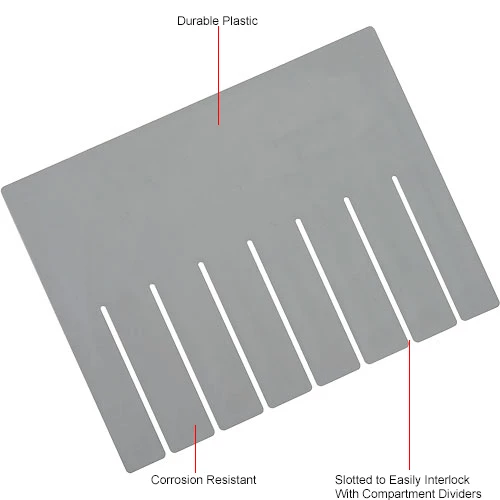 Global Industrial Width Divider DS92080 for Plastic Dividable Grid Container DG92080, Qty 6 4 Global Industrial Width Divider DS92080 for Plastic Dividable Grid Container DG92080, Qty 6 - Image 4