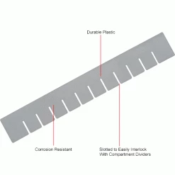 Global Industrial Width Divider DS93030 for Plastic Dividable Grid Container DG93030, Qty 6 -Containers & Organizers Sales Store 334123 1wco