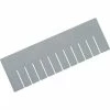 Global Industrial Width Divider DS93060 for Plastic Dividable Grid Container DG93060, Qty 6