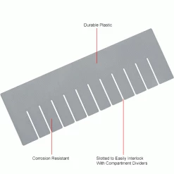 Global Industrial Width Divider DS93060 for Plastic Dividable Grid Container DG93060, Qty 6 8 Global Industrial Width Divider DS93060 for Plastic Dividable Grid Container DG93060, Qty 6 -Containers & Organizers Sales Store 334124 1wco