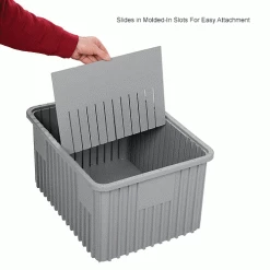 Global Industrial™ Width Divider DS93120 for Plastic Dividable Grid Container DG93120, Qty 6 -Containers & Organizers Sales Store 334126 2wco