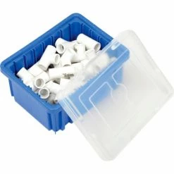 Global Industrial™ Lid COV91000 for Plastic Dividable Grid Container, 10-7/8"L x 8-1/4"W, Clear - Pkg Qty 10 -Containers & Organizers Sales Store 334127CL 02