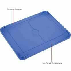 Global Industrial™ Lid COV93000 for Plastic Dividable Grid Container, 22-1/2"L x 17-1/2"W, Blue - Pkg Qty 3 -Containers & Organizers Sales Store 334129BL 1wco