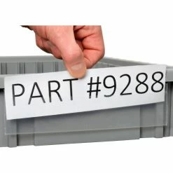 Global Industrial™ Label Holder LBL2X8 for Plastic Dividable Grid Container, 8"W x 2"H, Qty 6 -Containers & Organizers Sales Store 334130 04