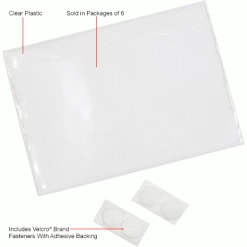 Global Industrial™ Label Holder LBL3X5 for Plastic Dividable Grid Container, 5"W x 3"H, Qty 6 -Containers & Organizers Sales Store 334131 1wco