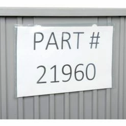 Global Industrial™ Label Holder LBL5X8 for Plastic Dividable Grid Container, 8"W x 5"H, Qty 6