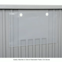 Global Industrial™ Label Holder LBL5X8 for Plastic Dividable Grid Container, 8"W x 5"H, Qty 6 -Containers & Organizers Sales Store 334132 2wco