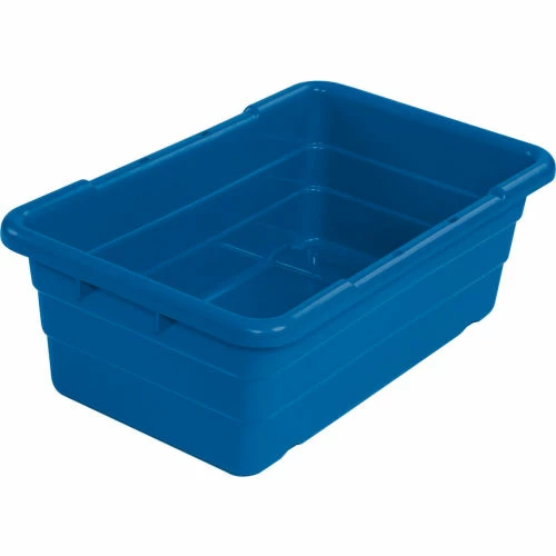 Global Industrial Cross Stack Nest Tote Tub - 25-1/8 x 16 x 8-1/2 Blue - Pkg Qty 6 1 Global Industrial Cross Stack Nest Tote Tub - 25-1/8 x 16 x 8-1/2 Blue - Pkg Qty 6