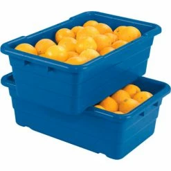 Global Industrial Cross Stack Nest Tote Tub - 25-1/8 x 16 x 8-1/2 Blue - Pkg Qty 6 30 Global Industrial Cross Stack Nest Tote Tub - 25-1/8 x 16 x 8-1/2 Blue - Pkg Qty 6 -Containers & Organizers Sales Store 334180BL 12