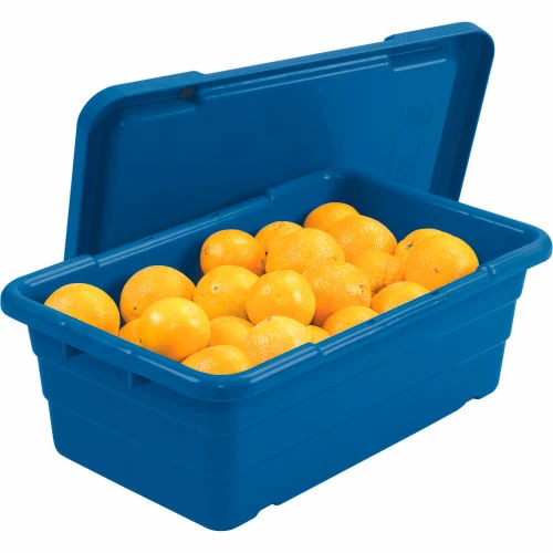 Global Industrial Cross Stack Nest Tote Tub - 25-1/8 x 16 x 8-1/2 Blue - Pkg Qty 6 11 Global Industrial Cross Stack Nest Tote Tub - 25-1/8 x 16 x 8-1/2 Blue - Pkg Qty 6 - Image 11
