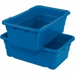 Global Industrial Cross Stack Nest Tote Tub - 25-1/8 x 16 x 8-1/2 Blue - Pkg Qty 6 21 Global Industrial Cross Stack Nest Tote Tub - 25-1/8 x 16 x 8-1/2 Blue - Pkg Qty 6 -Containers & Organizers Sales Store 334180BL 36