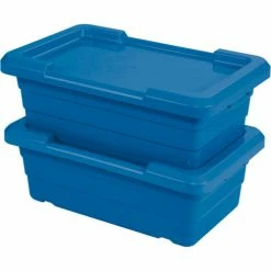 Global Industrial Cross Stack Nest Tote Tub - 25-1/8 x 16 x 8-1/2 Blue - Pkg Qty 6 23 Global Industrial Cross Stack Nest Tote Tub - 25-1/8 x 16 x 8-1/2 Blue - Pkg Qty 6 -Containers & Organizers Sales Store 334180BL 38