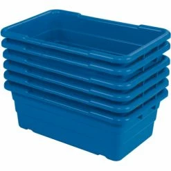Global Industrial Cross Stack Nest Tote Tub - 25-1/8 x 16 x 8-1/2 Blue - Pkg Qty 6 24 Global Industrial Cross Stack Nest Tote Tub - 25-1/8 x 16 x 8-1/2 Blue - Pkg Qty 6 -Containers & Organizers Sales Store 334180BL 41