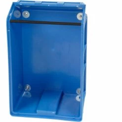 Quantum Storage Systems Quantum Mobile Magnum Plastic Stacking Bin, 18"W x 28" D x 15"H, Blue -Containers & Organizers Sales Store 334202BL 07