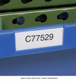 Quantum Storage Systems Quantum Mobile Magnum Plastic Stacking Bin, 18"W x 28" D x 15"H, Blue -Containers & Organizers Sales Store 334202BL 3wco