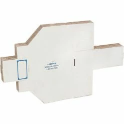 Foldable Corrugated Shelf Bin 7-3/4"W x 17-1/2"D x 10"H, White - Pkg Qty 27 -Containers & Organizers Sales Store 336406