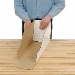 Foldable Corrugated Shelf Bin 7-3/4"W x 17-1/2"D x 10"H, White - Pkg Qty 27 -Containers & Organizers Sales Store 336406 07