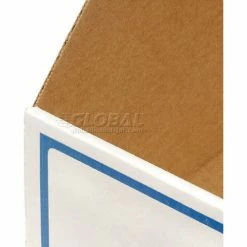 Foldable Corrugated Shelf Bin 7-3/4"W x 17-1/2"D x 10"H, White - Pkg Qty 27 -Containers & Organizers Sales Store 336406 10