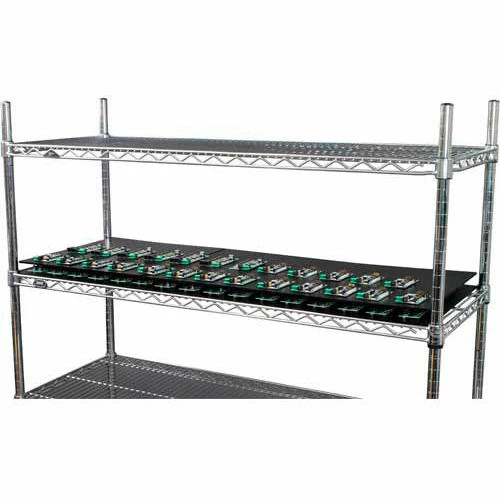 Protektive Pak 39351 Plastek™ Conductive Fluted Sheet, 3mm x 36" x 48", Black 2 Protektive Pak 39351 Plastek™ Conductive Fluted Sheet, 3mm x 36" x 48", Black - Image 2