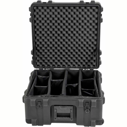 SKB Corporation SKB R Series Waterproof Utility Case 3R2222-12B-DW Wheels & Padded Dividers, 23-1/2"L x 23-1/2"W 2 SKB Corporation SKB R Series Waterproof Utility Case 3R2222-12B-DW Wheels & Padded Dividers, 23-1/2"L x 23-1/2"W - Image 2