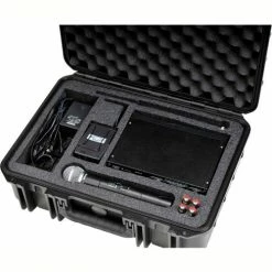 SKB Corporation SKB Mil-Std Waterproof Case W/Shure SLX/ULX Custom Interior 3i-1711-XLX 18-1/4"L x 13-13/16"W -Containers & Organizers Sales Store 3i 1711 XLX 3