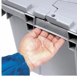 Akro-Mils Buckhorn Attached Lid Container AC2115120201000 - 21-1/2x15-1/4x12-1/2 - Pkg Qty 6 -Containers & Organizers Sales Store 422098 11