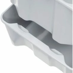 MFG Tray Molded Fiberglass Nest and Stack Tote 780608 - 25-1/4" x 18" x10", Pkg Qty 5, White - Pkg Qty 5 -Containers & Organizers Sales Store 422204WH 05