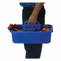 Quantum Storage Systems Quantum Plastic Tool Caddy TC-500BL - Pkg Qty 6 -Containers & Organizers Sales Store 442138BL 02
