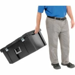 Sterilite Footlocker Wheeled Storage Tote 22 Gallon 31-1/8x17-1/2x13-7/8 26 Sterilite Footlocker Wheeled Storage Tote 22 Gallon 31-1/8x17-1/2x13-7/8 -Containers & Organizers Sales Store 442187BK 04