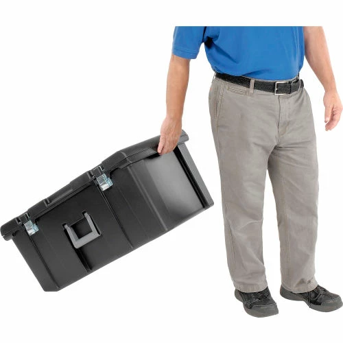 Sterilite Footlocker Wheeled Storage Tote 22 Gallon 31-1/8x17-1/2x13-7/8 5 Sterilite Footlocker Wheeled Storage Tote 22 Gallon 31-1/8x17-1/2x13-7/8 - Image 5