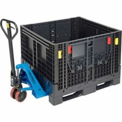 Global Industrial Folding Bulk Shipping Container, 48"Lx45"Wx34"H, 2000 Lb. Capacity, Black 26 Global Industrial Folding Bulk Shipping Container, 48"Lx45"Wx34"H, 2000 Lb. Capacity, Black -Containers & Organizers Sales Store 442211A 02